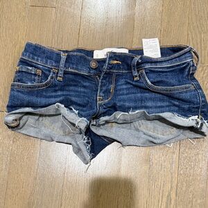 Hollister 0 24 Blue Denim Shorts